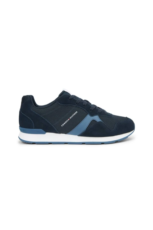 Image of Tommy Hilfiger Mens Runner Icon Mix in Navy Size: 44 Navy Male 44