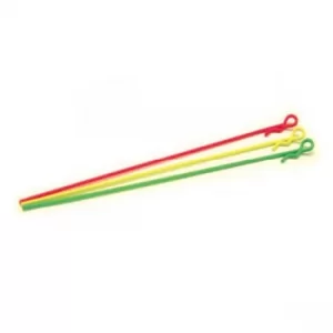 Image of Fastrax Small Flourescent Yellow Long Body Pin 1/10Th