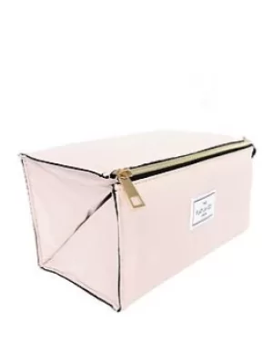 Image of The Flat Lay Co. The Flat Lay Co. Blush Pink Open Flat Makeup Box, Pink, Women