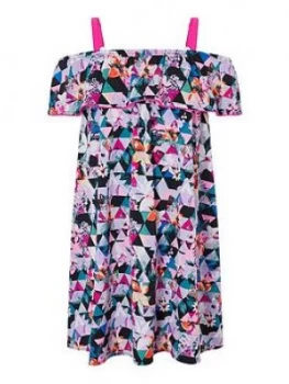 Image of Monsoon Girls Storm Recycled Eliza Dress - Black, Size 13-14 Years, Women