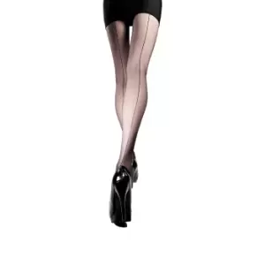 Image of Silky Womens/Ladies Smooth Knit Backseam Tights (1 Pair) (One Size) (Black)
