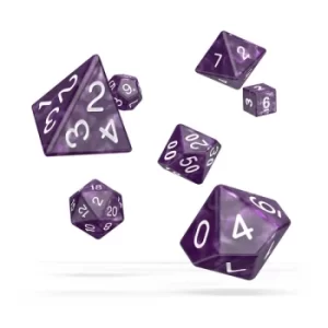 Image of Oakie Doakie Dice RPG Set (Marble Purple)