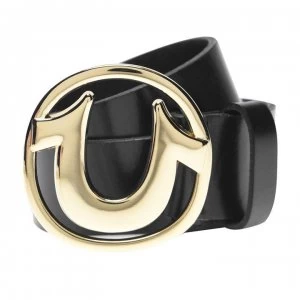 Image of True Religion Logo Belt - Black