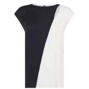 Image of Boss Ianno Cap Sleeve Top - Blue