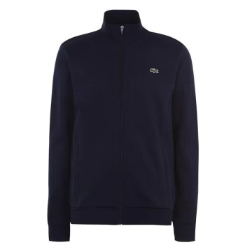 Image of Lacoste Full Zip Funnel Sweatshirt - Blue