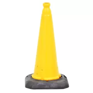 Image of Red Cone with Black Base - 500mm high