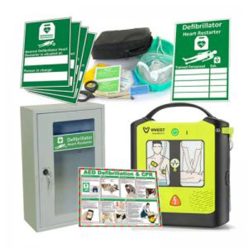 Image of Vivest Power Beat Semi - Auto Defib Indoor Cabinet Package