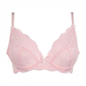 Image of Figleaves Jules Non Padded Bra - Rose