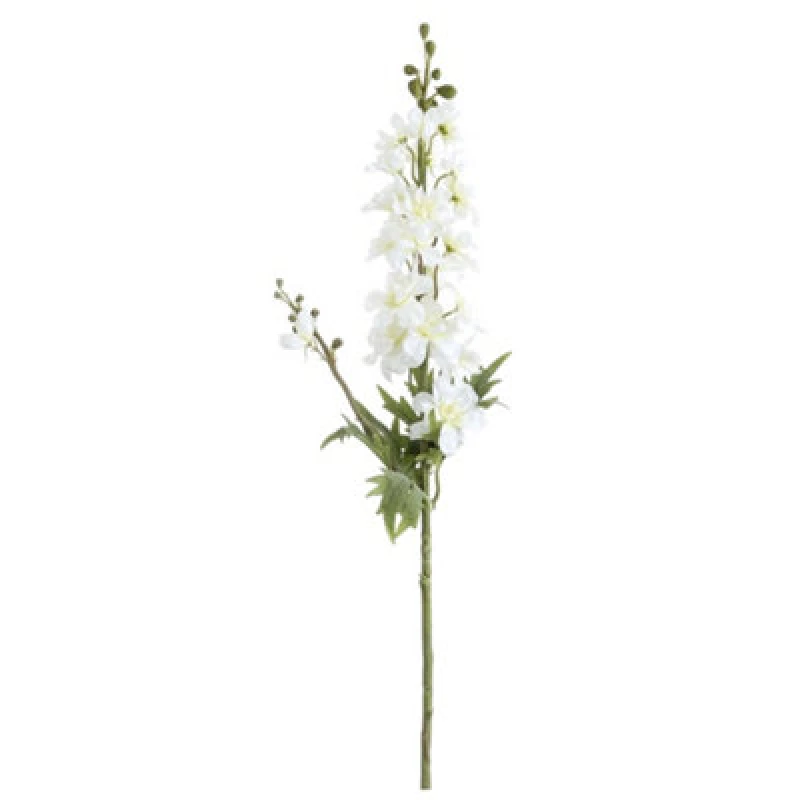 Image of Hill Interiors Delphinium Artificial Plant White/green (One Size)