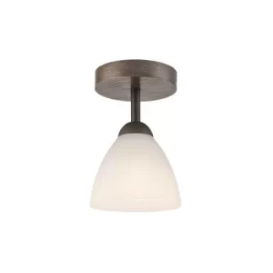 Image of Adriano Semi Flush Light Graphite, 1x E27