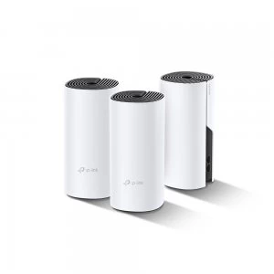 Image of TP Link Deco P9 AC1200 + AV1000 HomePlug Hybrid Mesh WiFi System (3 Pack) - White