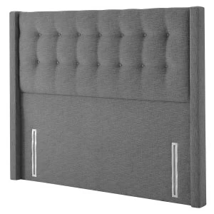 Image of Silentnight Bloomsbury Grey Headboard - Double