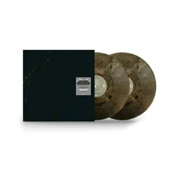 Image of Metallica The Black Album - Some Blacker Marbled Vinyl - Sealed 2024 UK 2-LP vinyl set BLCKND008R-1