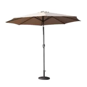 Image of Sturdi Round 2.5m Aluminium Parasol (base not included) - Taupe