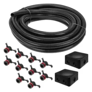 Image of Wiska Brace Pack Adaptable Box Installation Pack Black - 10110231