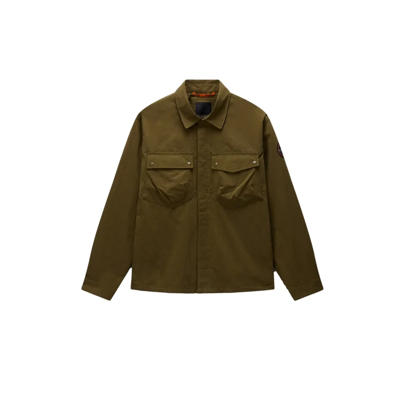 Image of Overshirt Napapijri Leoras Vert Male M