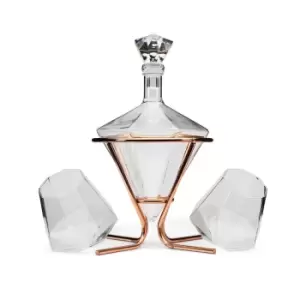 Image of Ingenious Diamond Decanter With Glasses Set