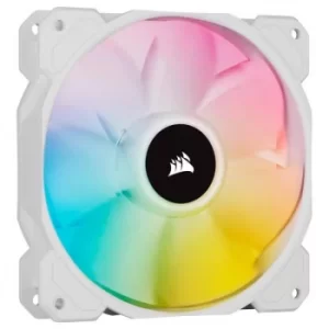 Image of Corsair iCUE SP120 RGB Elite Performance 120mm White Pwm Single Fan