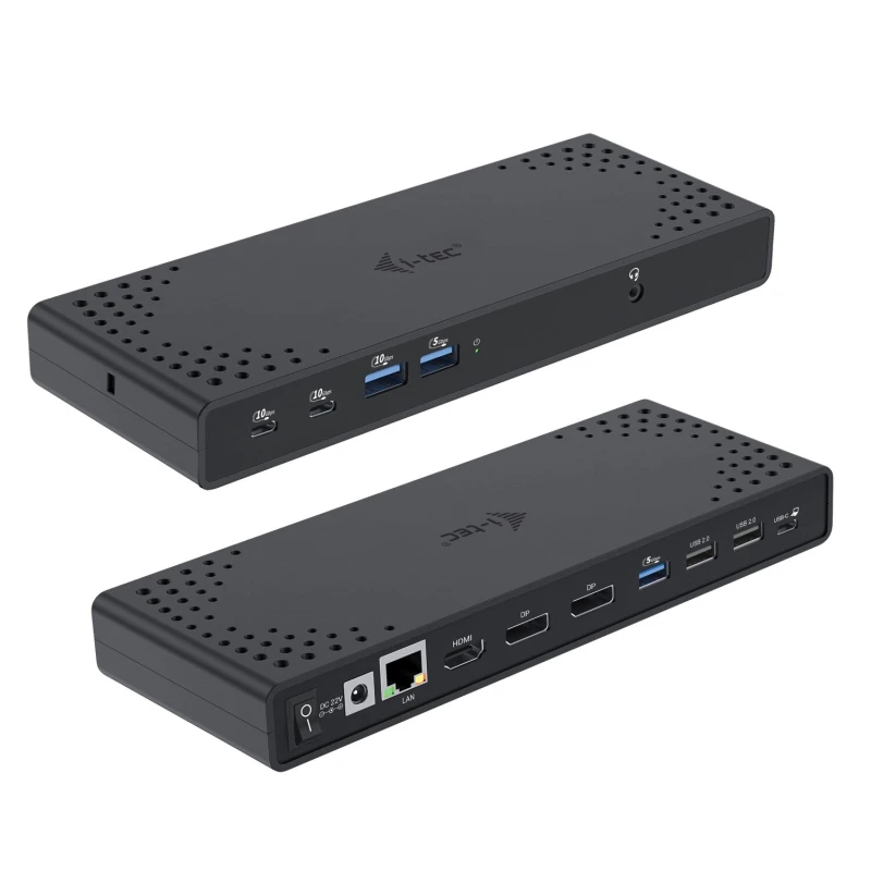 Image of i-tec i-tec USB-C Triple Display Docking Station Gen 2 + Power Delivery 100W C31TRIPLE4KDOCKPDUK