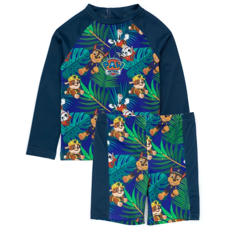 Image of Paw Patrol 2 Piece Swim Set Blue