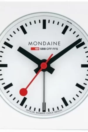 Image of Mondaine Swiss Railways Cube Alarm Clock A996.ALIG.10SBB