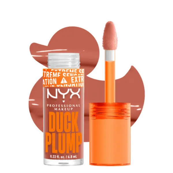 Image of NYX Professional Makeup Duck Plump High Pigment Plumping Lip Gloss 04 Apri-Caught