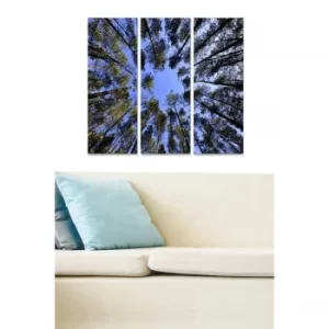 Image of MDF231066 Multicolor Decorative MDF Painting (3 Pieces)