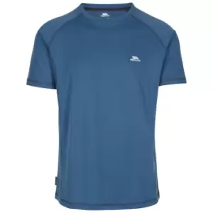 Image of Trespass Mens Albert Active Short Sleeved T-Shirt (XS) (Smokey Blue)