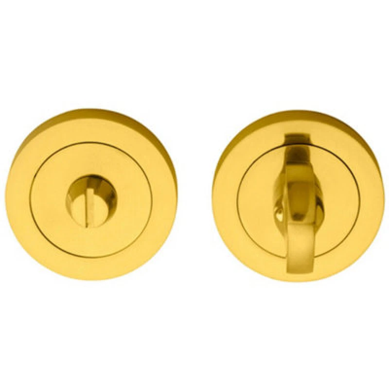 Image of Loops Thumbturn Lock And Release Handle Concealed Fix 67mm Spindle Polished Brass Metallics unisex
