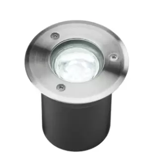 Image of KnightsBridge 230V IP65 3W LED Stainless Steel Recessed Ground Light - 6000K
