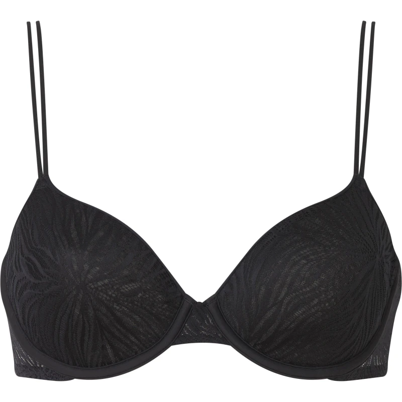 Image of Calvin Klein Marquisette Lightly Lined Demi Bra - Black 30D