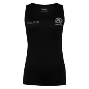 Image of Macron Scotland Training Vest 6 nations 2023 2024 - Black