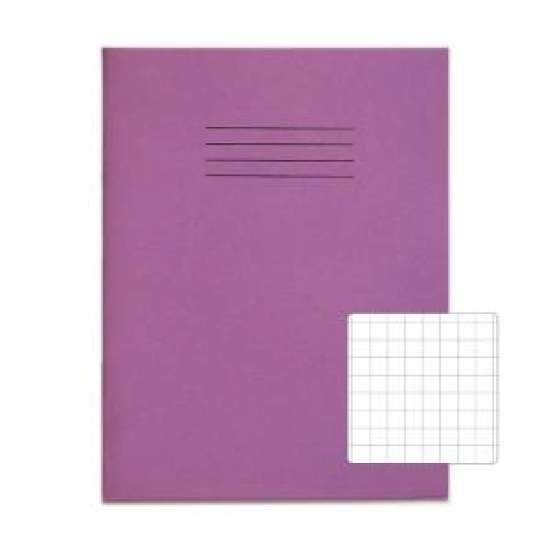 Image of RHINO 9 x 7 Exercise Book 80 Page, Purple, S10 (Pack of 100)