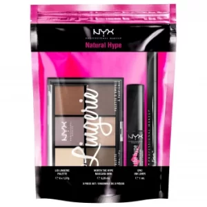 Image of NYX Professional Makeup Natural Hype Eyeshadow, Eyeliner and Mascara Gift Set