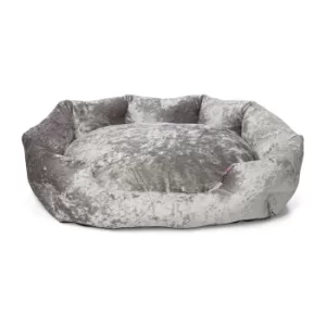 Image of Bunty Silver Bellagio Dog Bed Silver