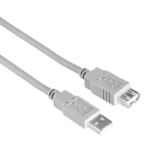 Image of Hama 00200906 USB cable 3m USB 2.0 USB A Grey