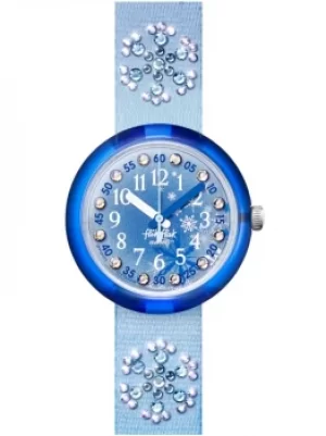 Image of Flik Flak Childrens Shine Bright Frozilicious Watch FPNP073