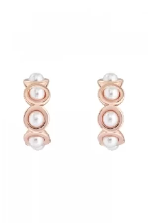 Image of Ted Baker Pheona Pearl Bubble Hoop Earrings TBJ2987-24-28