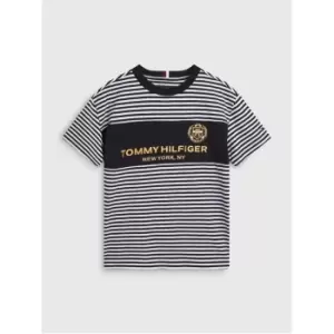 Image of Tommy Hilfiger Th Ny Crest Stripe Tee S/S - Multi