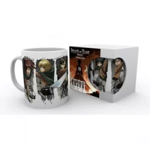 Image of Attack On Titan Season 2 Character Montage Mug