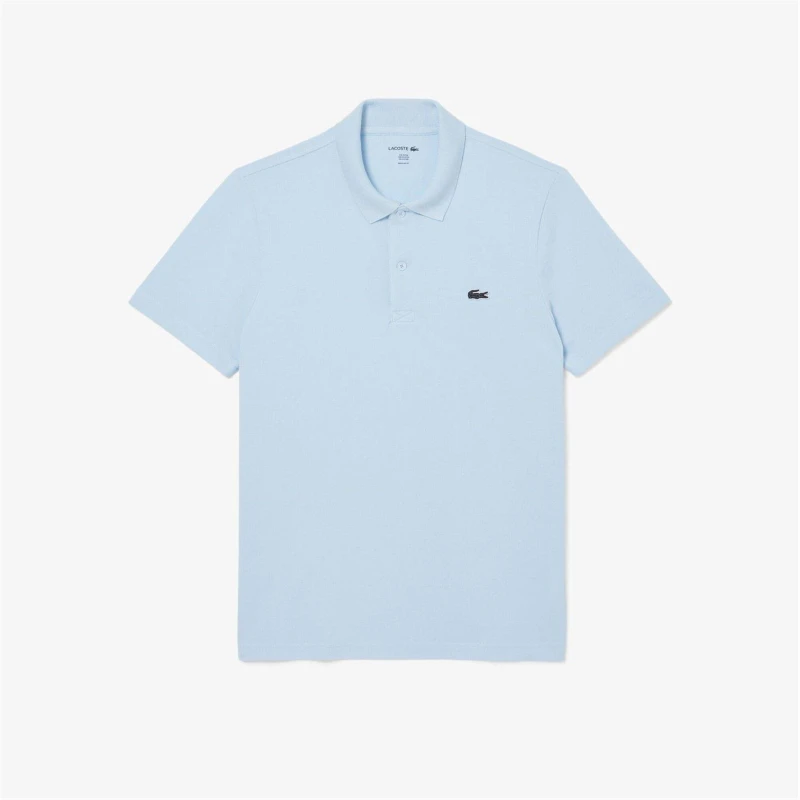 Image of Lacoste Regular Fit Cotton Blend Polo Shirt Light Blue M