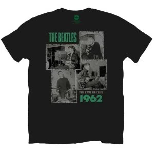 Image of The Beatles - Cavern Shots 1962. Unisex Small T-Shirt - Black