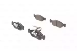 Image of Bosch 0986461764 BP612 Brake Pad Set Disc Brake Front Axle