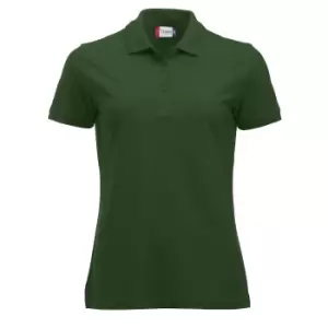 Image of Clique Womens/Ladies Manhattan Polo Shirt (M) (Bottle Green)
