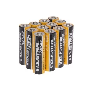 Image of Duracell Industrial AA Alkaline Batteries Tub of 12