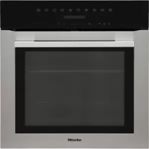 Image of Miele ContourLine H7162BP Built In Electric Single Oven - Clean Steel - A+ Rated