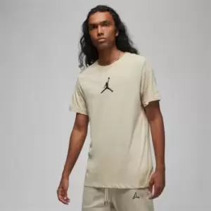 Image of Air Jordan Jumpman Mens Short-Sleeve Crew T Shirt - Beige
