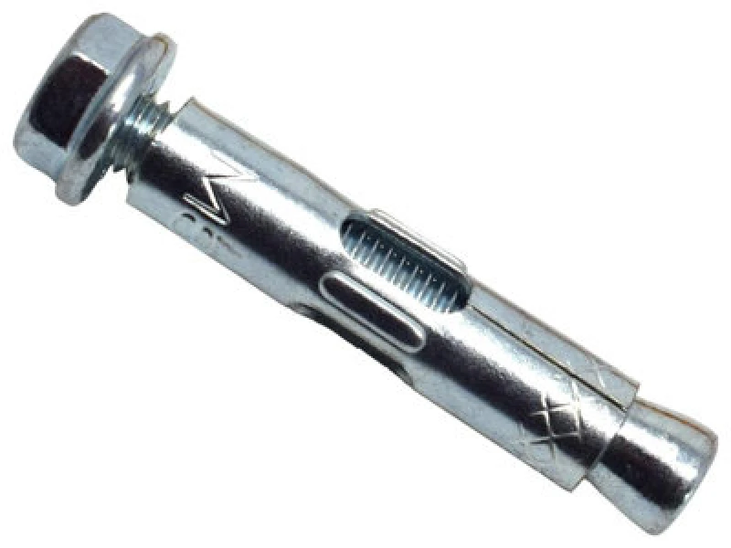 Image of Masonmate Heavy-Duty M8 X 40mm Hex Nut Sleeve Anchors - 100 Pack For Concrete & Masonry Projects