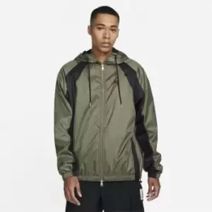 Image of Air Jordan Essentials Mens Woven Jacket - Green