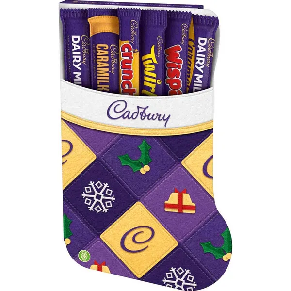 Image of Cadbury Gifts Direct Cadbury Stocking Chocolate Selection Boxes 170g (Box of 8) 4308503O